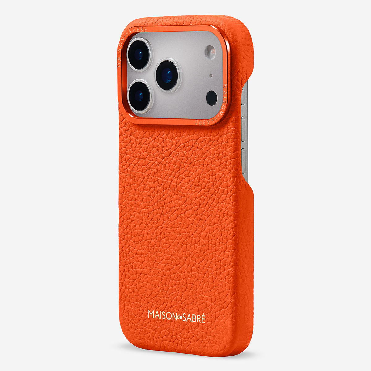 レザーケース iPhone 17 Pro Case マンハッタンオレンジ | MAISON de SABRÉ レザーケース iPhone 17 Pro Case マンハッタンオレンジ | MAISON de SABRÉ