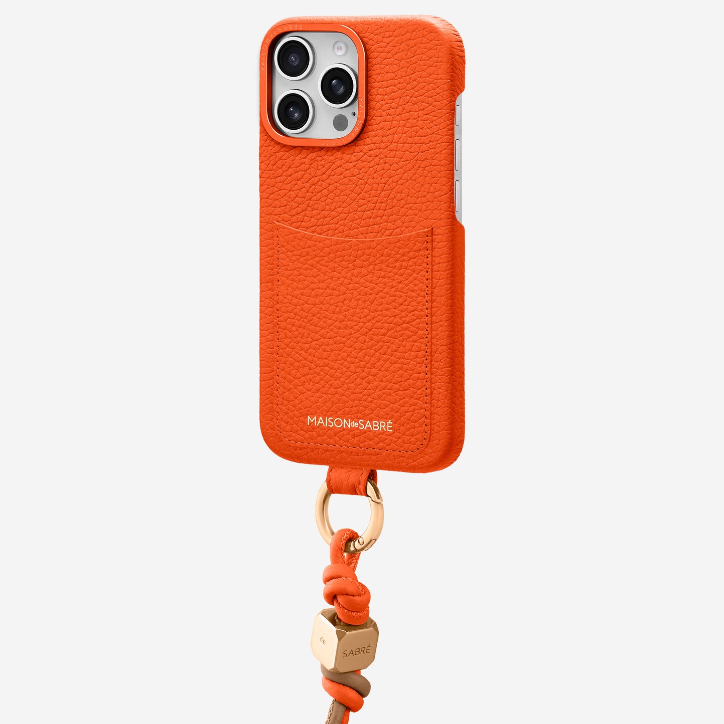 The Wristlet Phone Case iPhone 16 Pro Max - Manhattan Orange