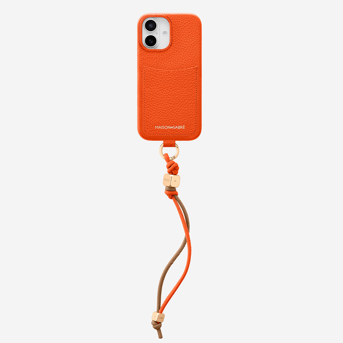 The Wristlet Phone Case iPhone 16 - Manhattan Orange