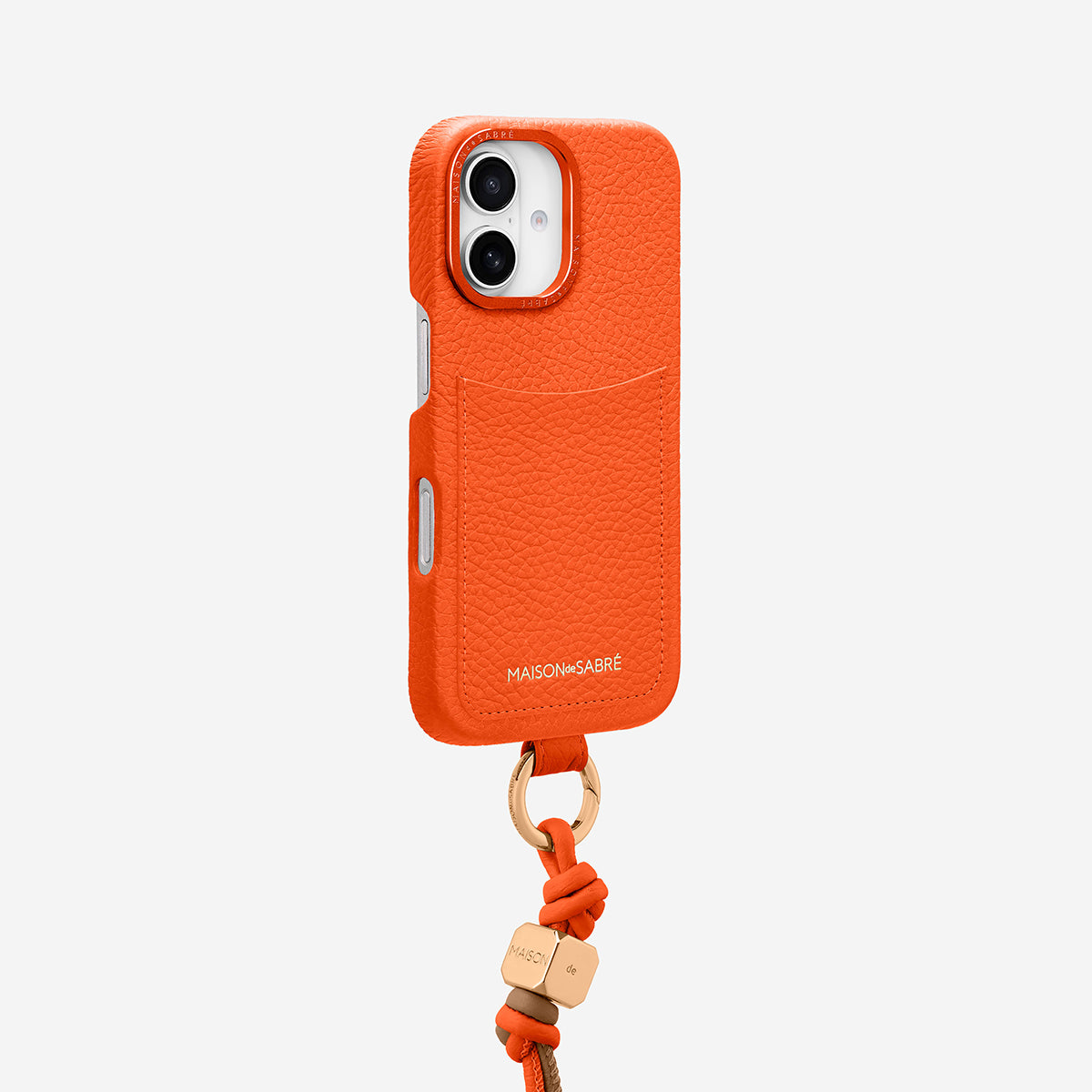 The Wristlet Phone Case iPhone 16 - Manhattan Orange