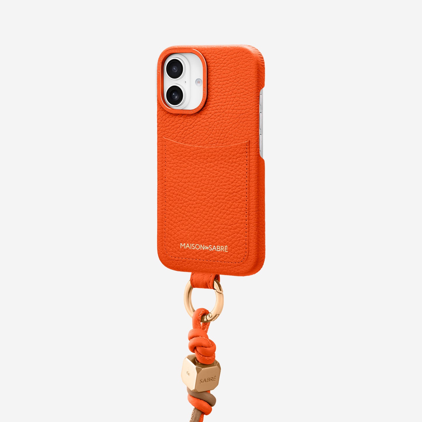 The Wristlet Phone Case iPhone 16 - Manhattan Orange
