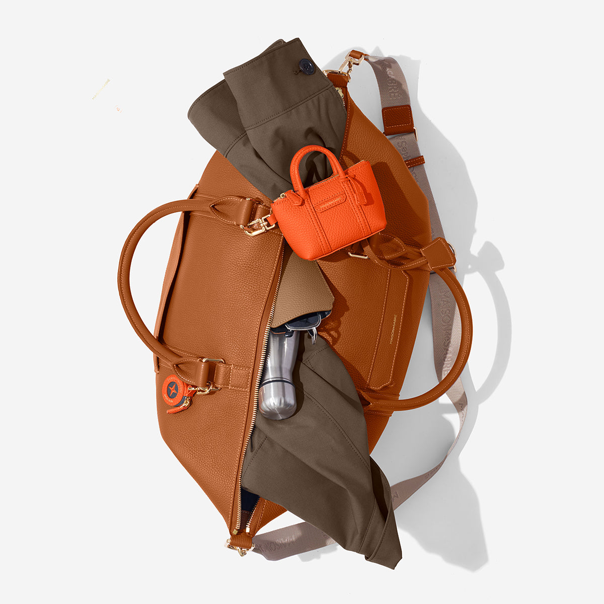 The SABRÉMOJI™ Tote Charm - Manhattan Orange