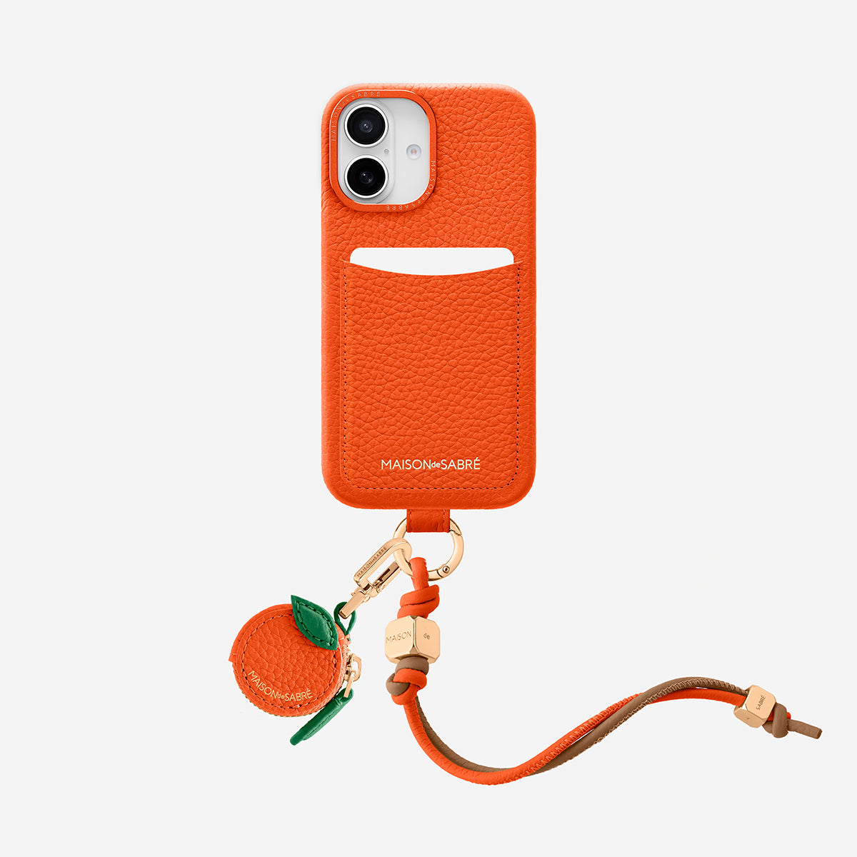 The Wristlet Phone Case iPhone 16 - Manhattan Orange