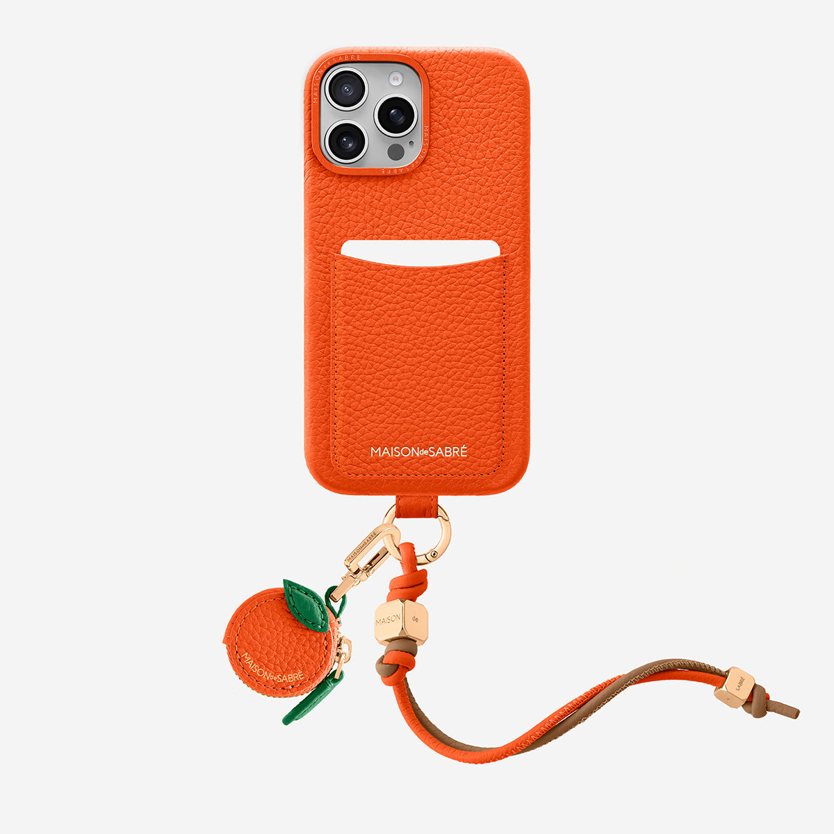 The Wristlet Phone Case iPhone 16 Pro Max - Manhattan Orange
