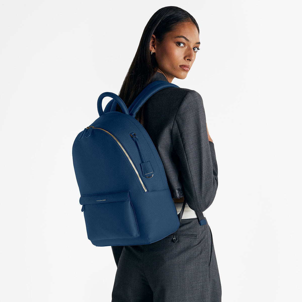 レザーバックパック Backpack パシフィックブルー | MAISON de SABRÉ