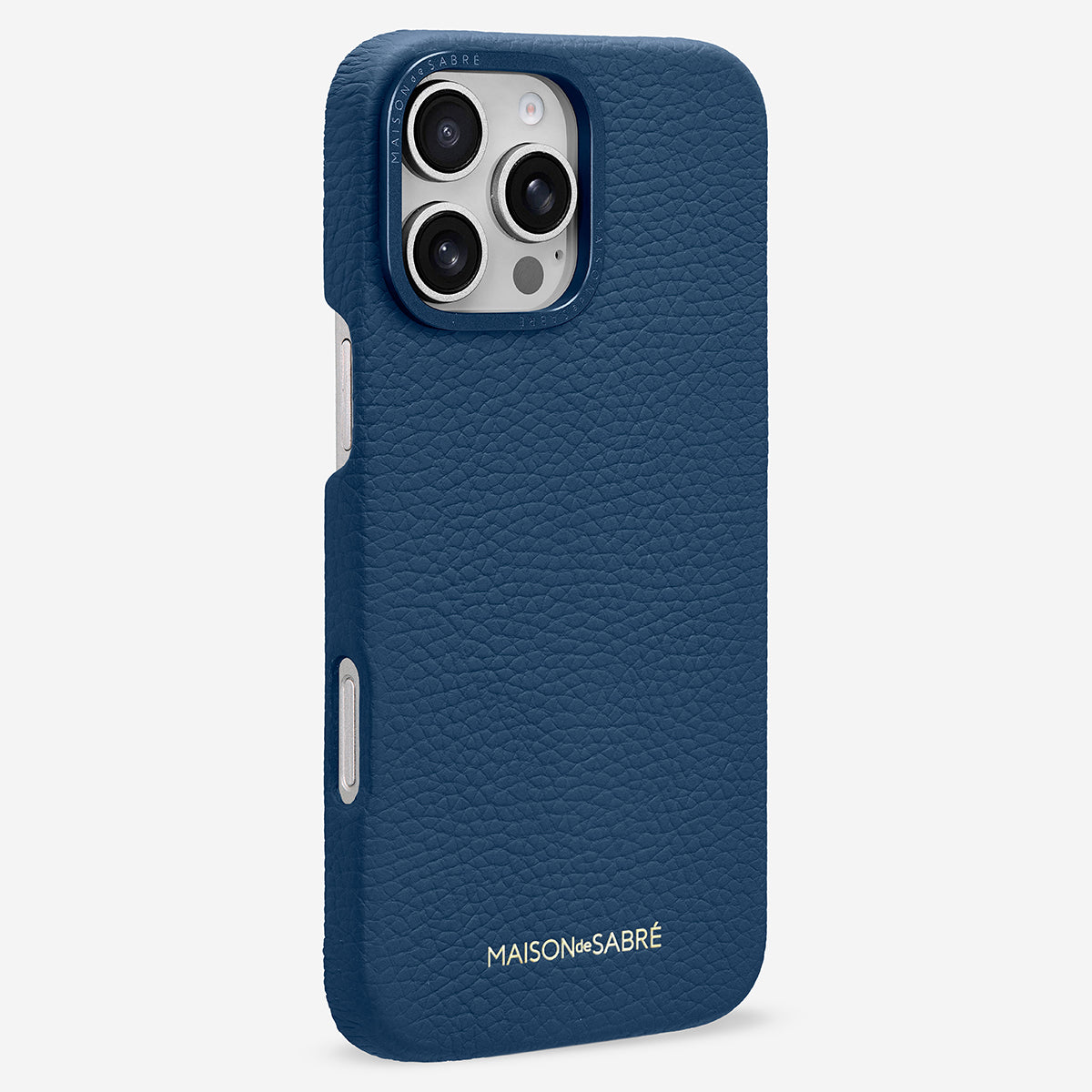 レザーケース iPhone 16 Pro Max Case パシフィックブルー | MAISON de