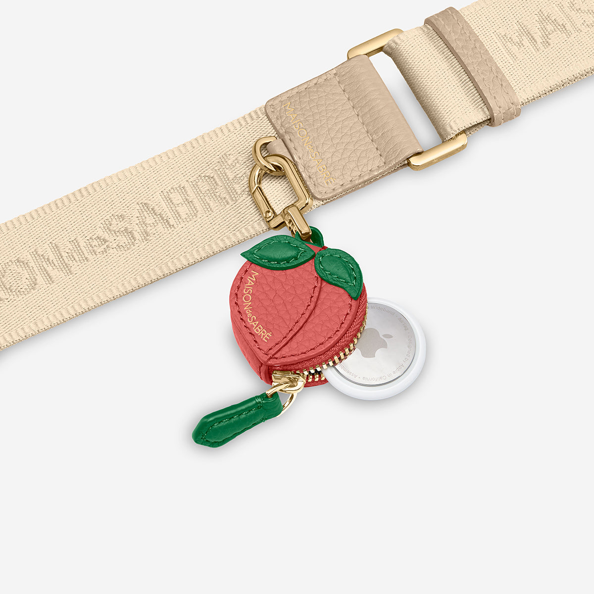 SABRÉMOJI™AirTag フルーツチャーム - Peach