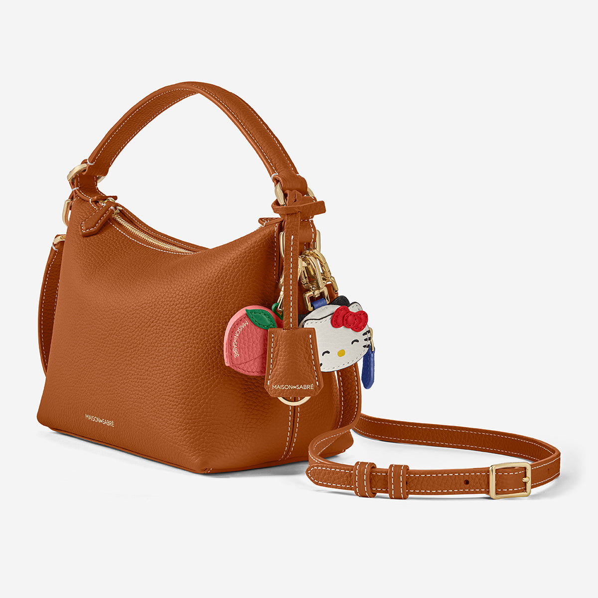 ホーボーバッグ Small Soft Hobo ピーカンブラウン | MAISON de SABRÉ
