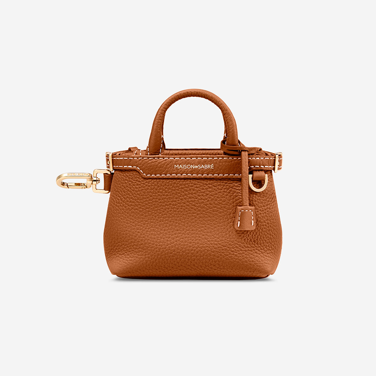 The SABRÉMOJI™ Petite Palais Charm - Pecan Brown