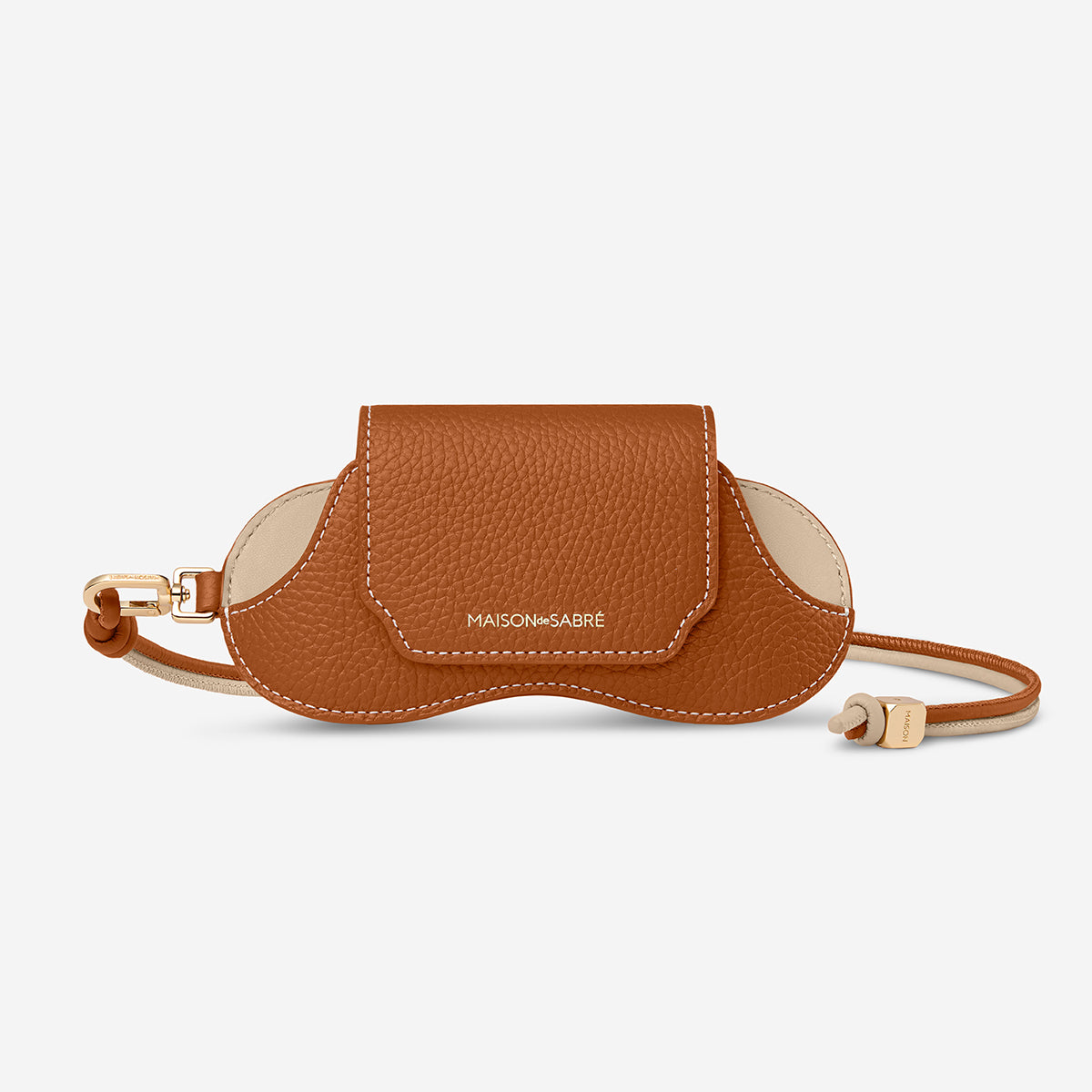 The Sunglasses Sling Case - Pecan Nude