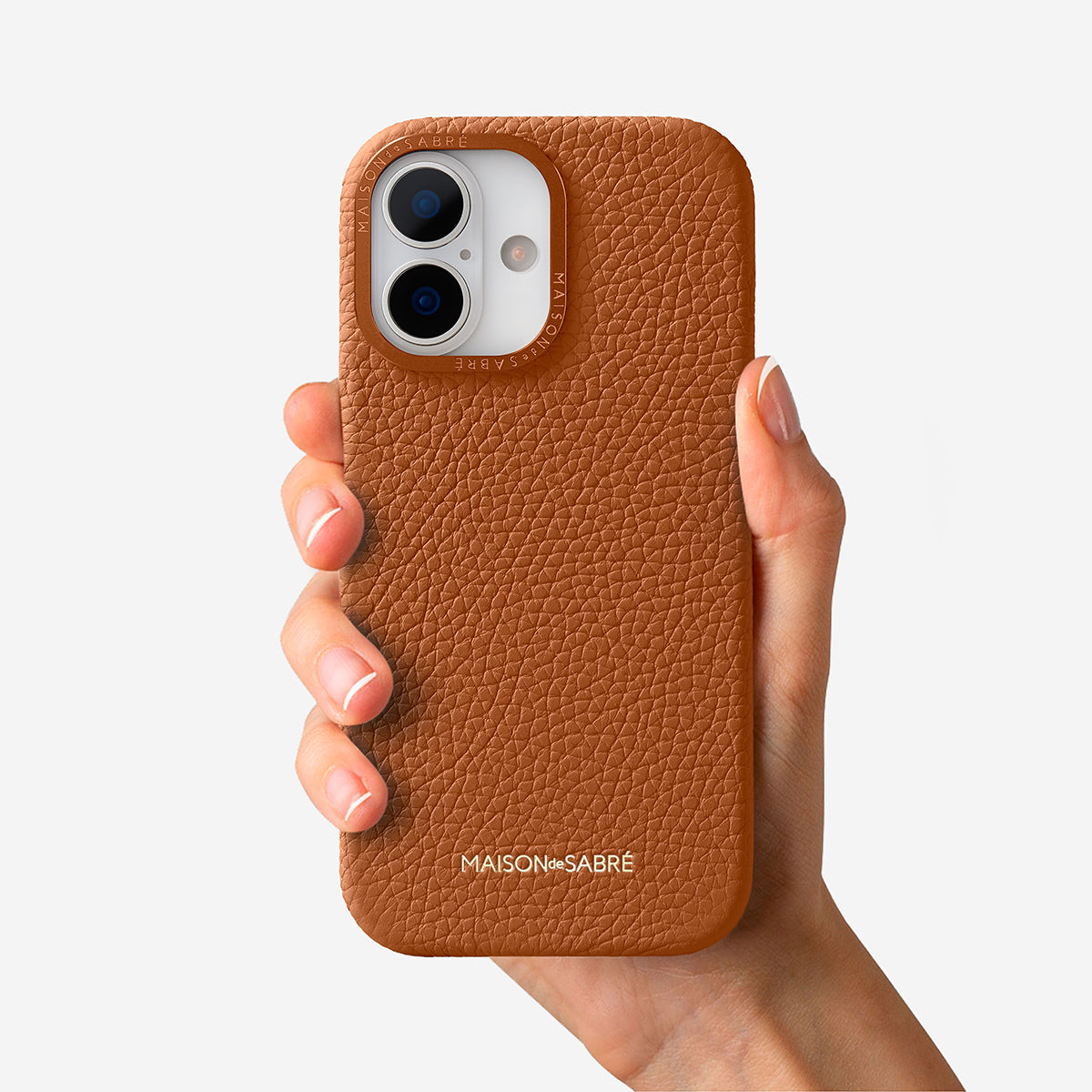 レザーケース iPhone 17 Case ピーカンブラウン | MAISON de SABRÉ