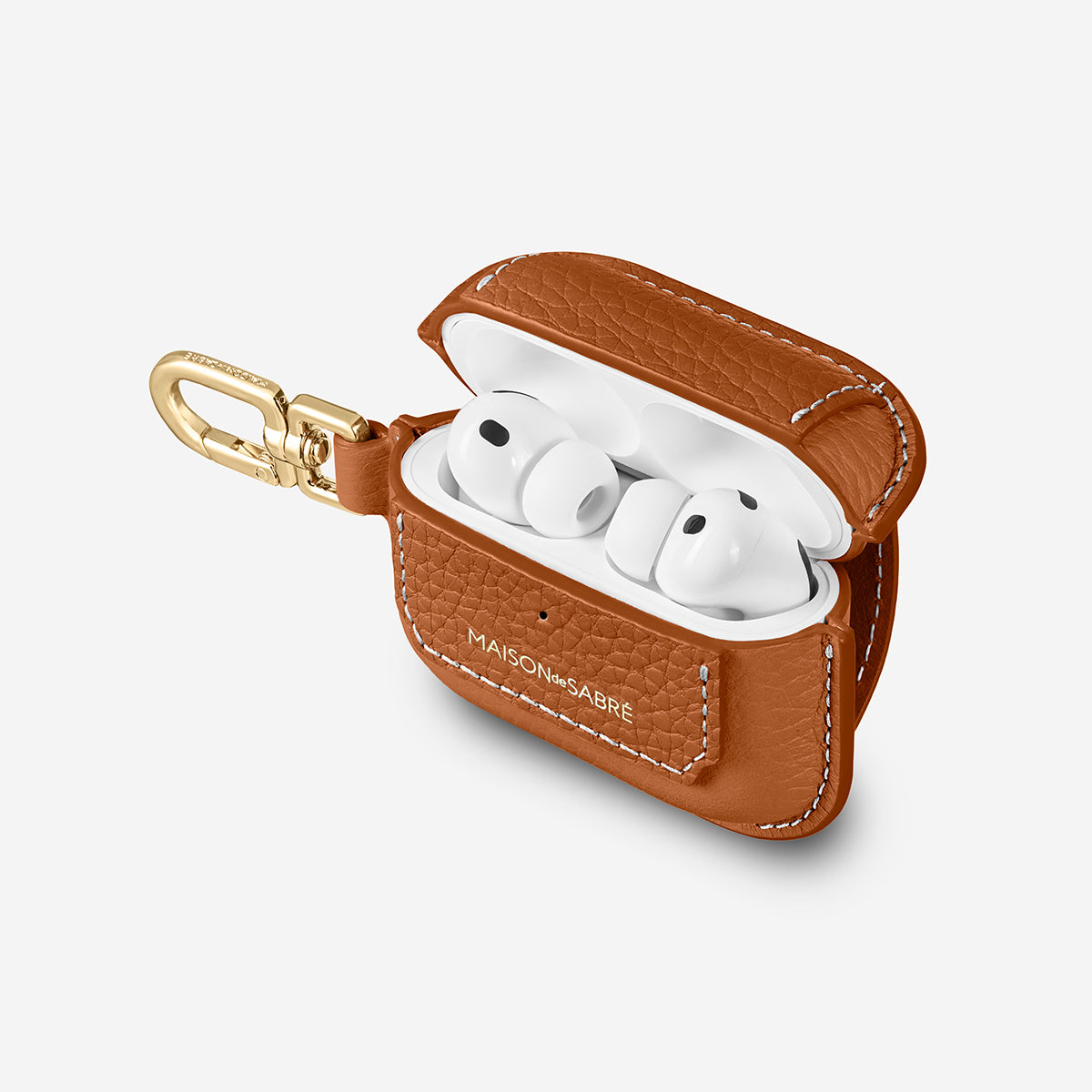 The AirPods Pro 3 Case Charm - Pecan Brown