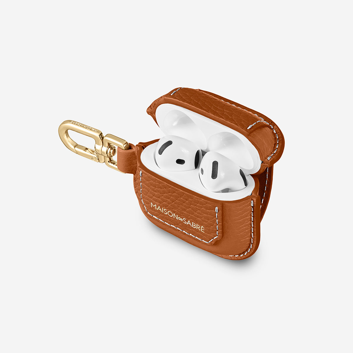 The AirPods 4 Case Charm - Pecan Brown