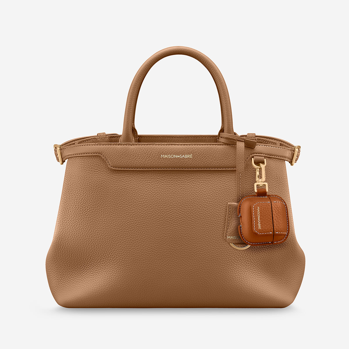 The AirPods 4 Case Charm - Pecan Brown