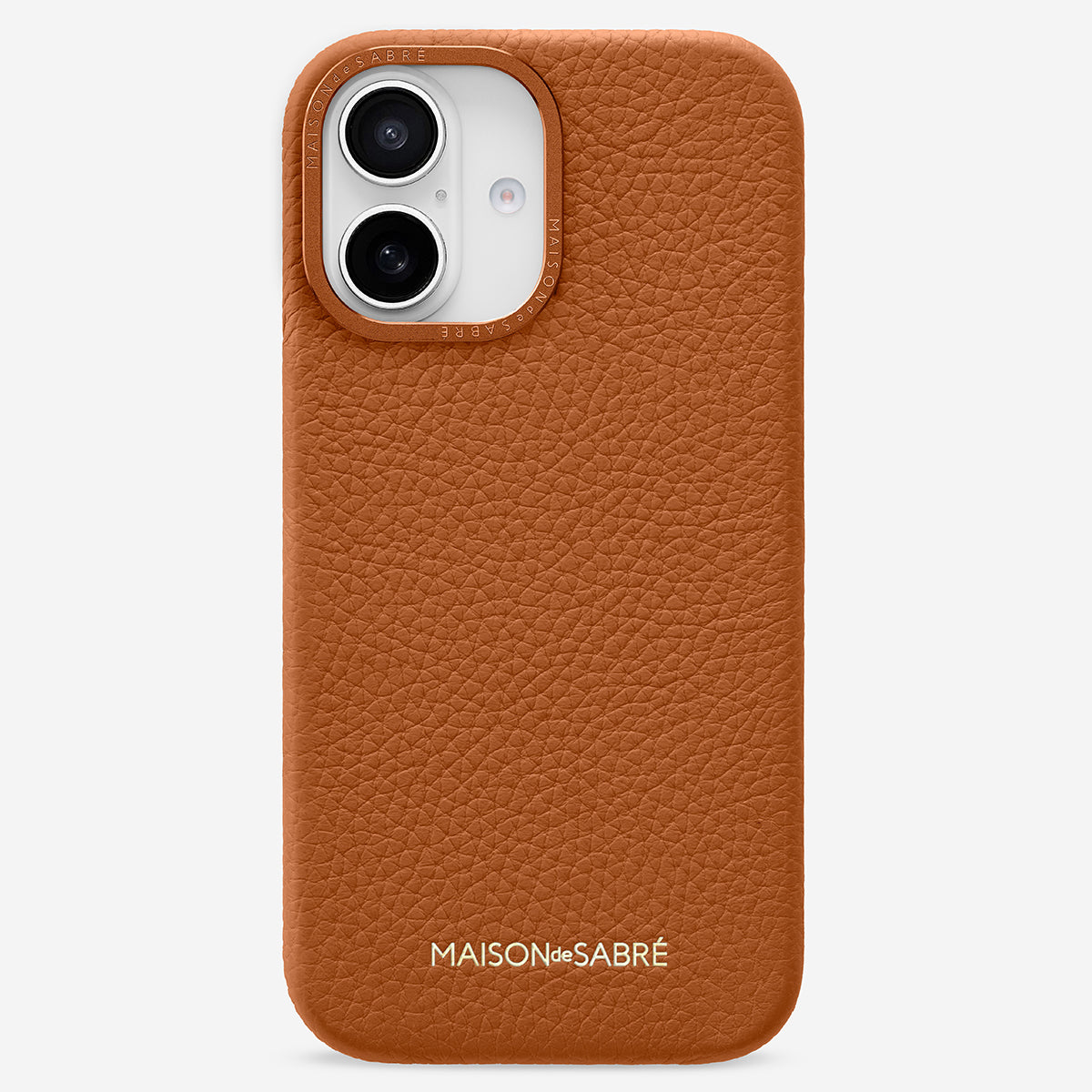 レザーケース iPhone 16 Case ピーカンブラウン | MAISON de SABRÉ