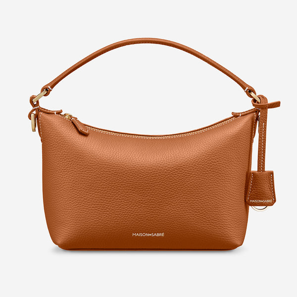 MAISON de SABRÉ ボディバッグ ブラウン ホーボーバッグ Small Soft Hobo ピーカンブラウン | MAISON de SABRÉ