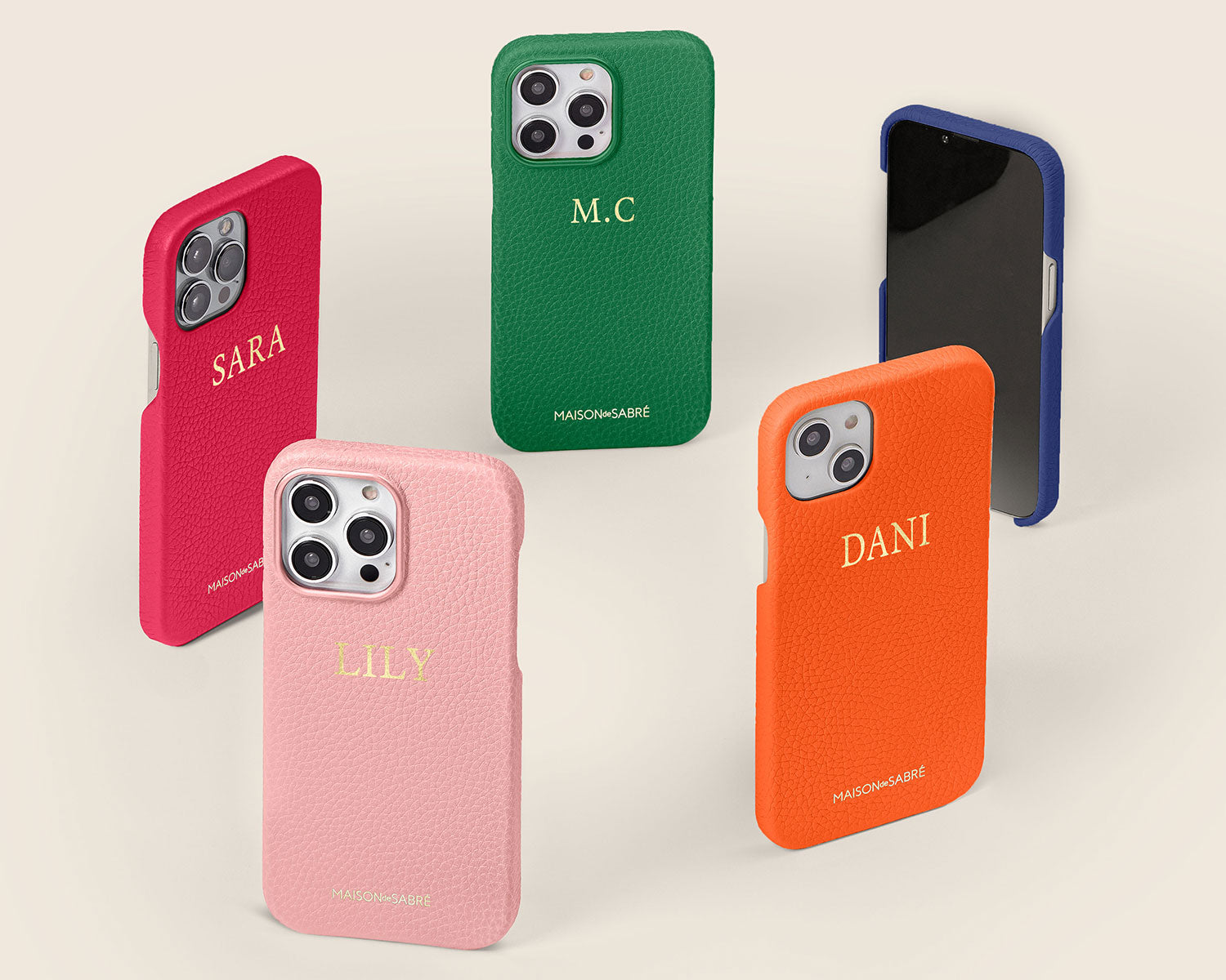 カスタマイズ レザー iPhone 12 Mini ケース | メゾンドサブレ