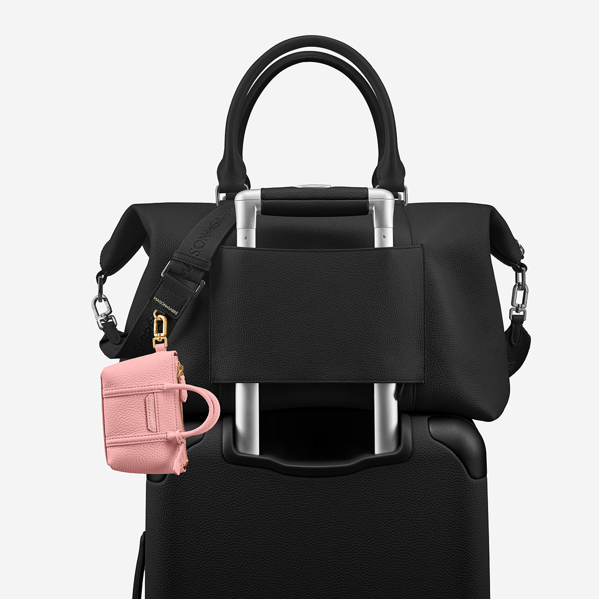 The SABRÉMOJI™ Tote Charm - Pink Lily