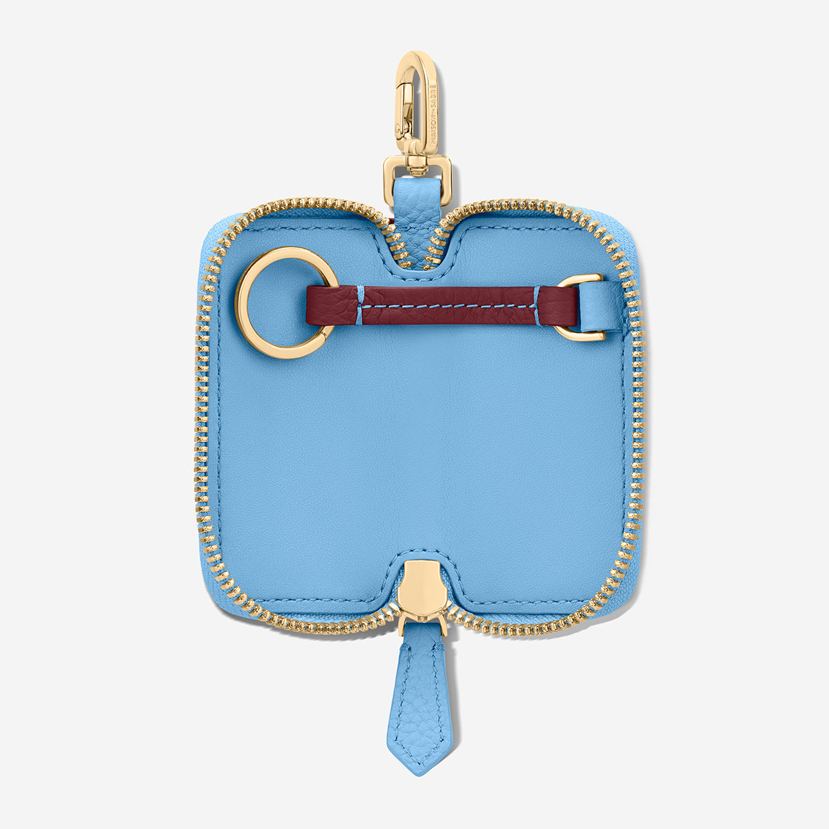 レザーキーケース Key Case Charm プラムスカイ | MAISON de SABRÉ
