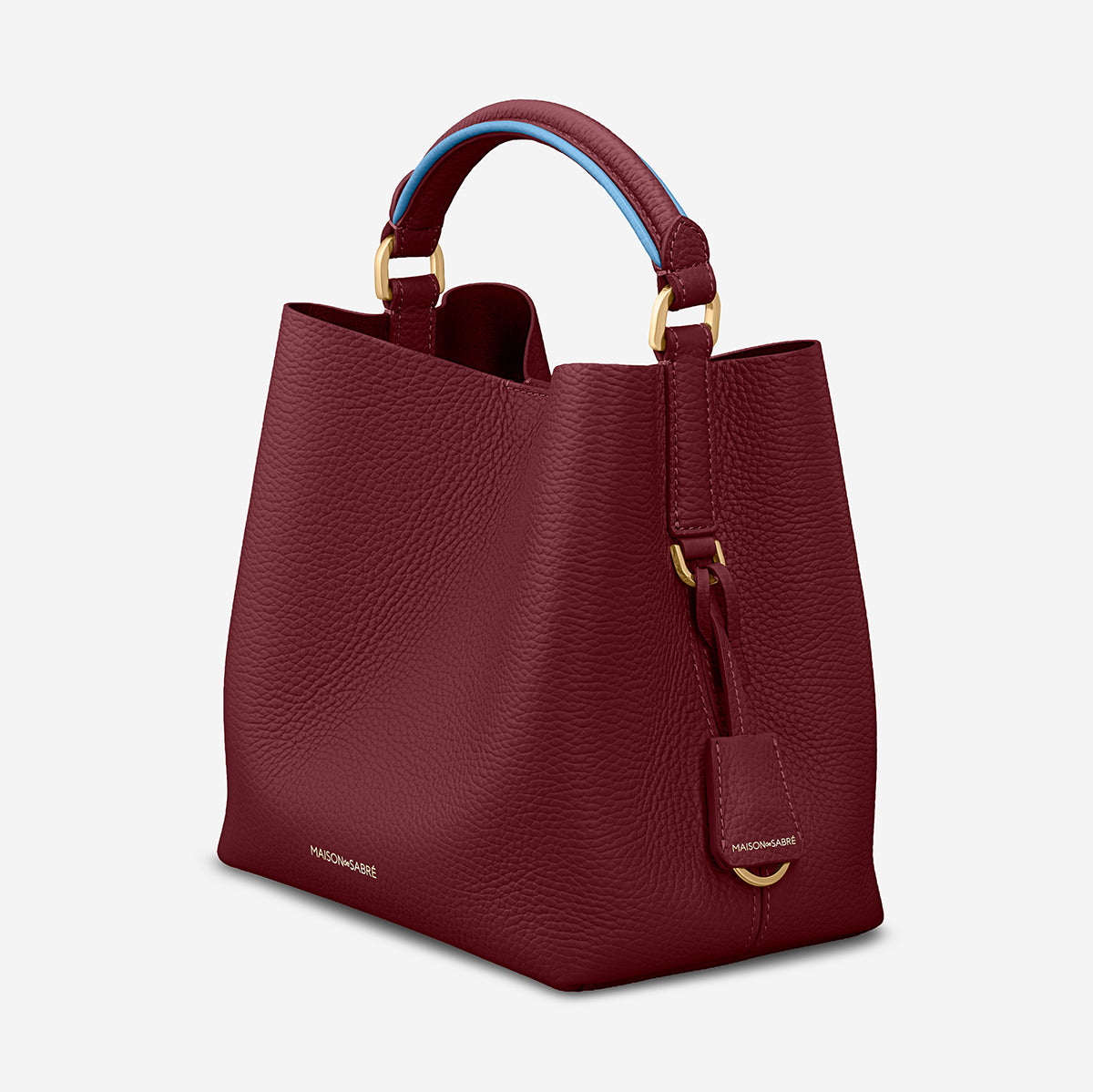 The Mini Bucket Bag - Plum Sky