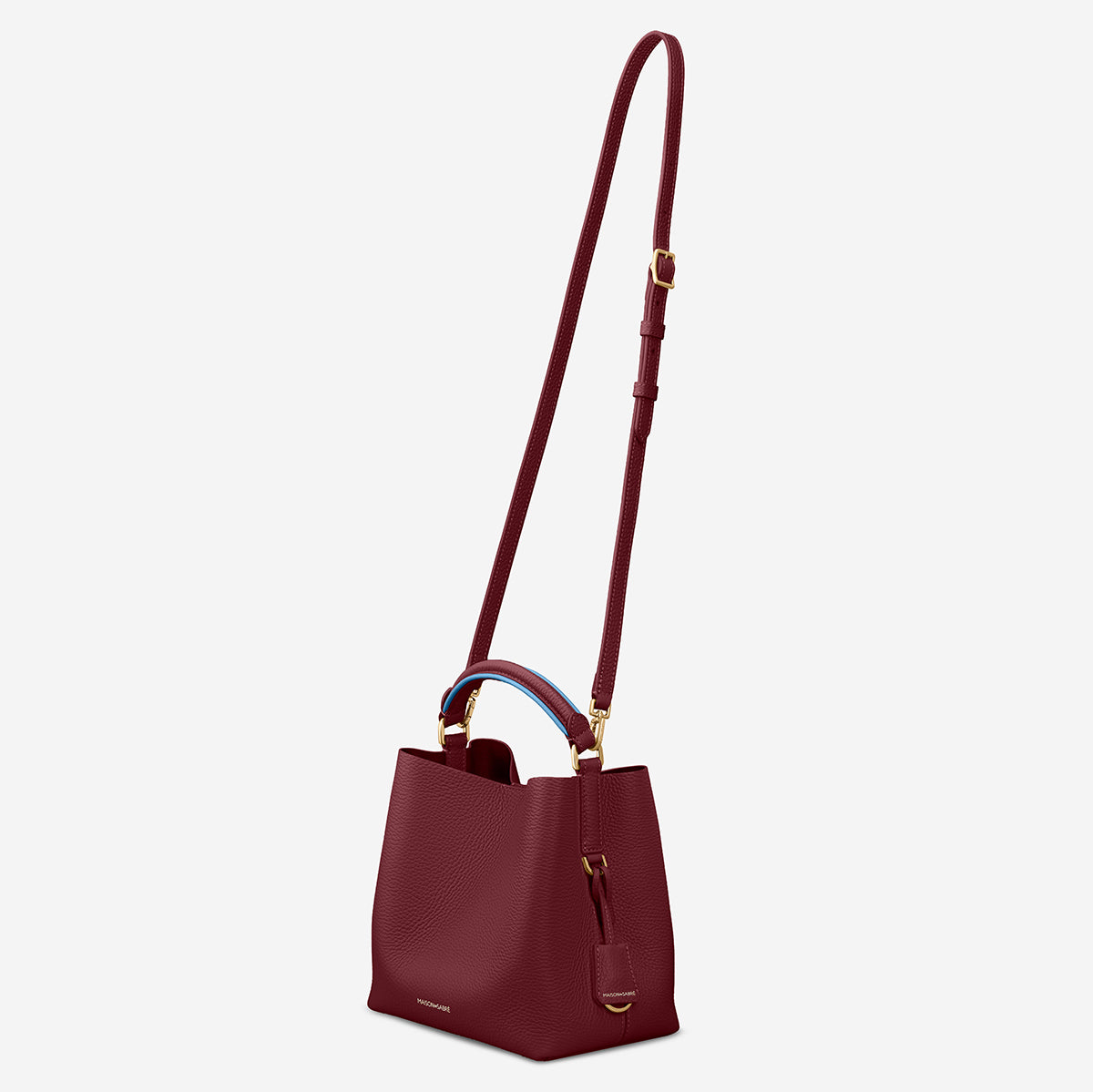 The Mini Bucket Bag - Plum Sky