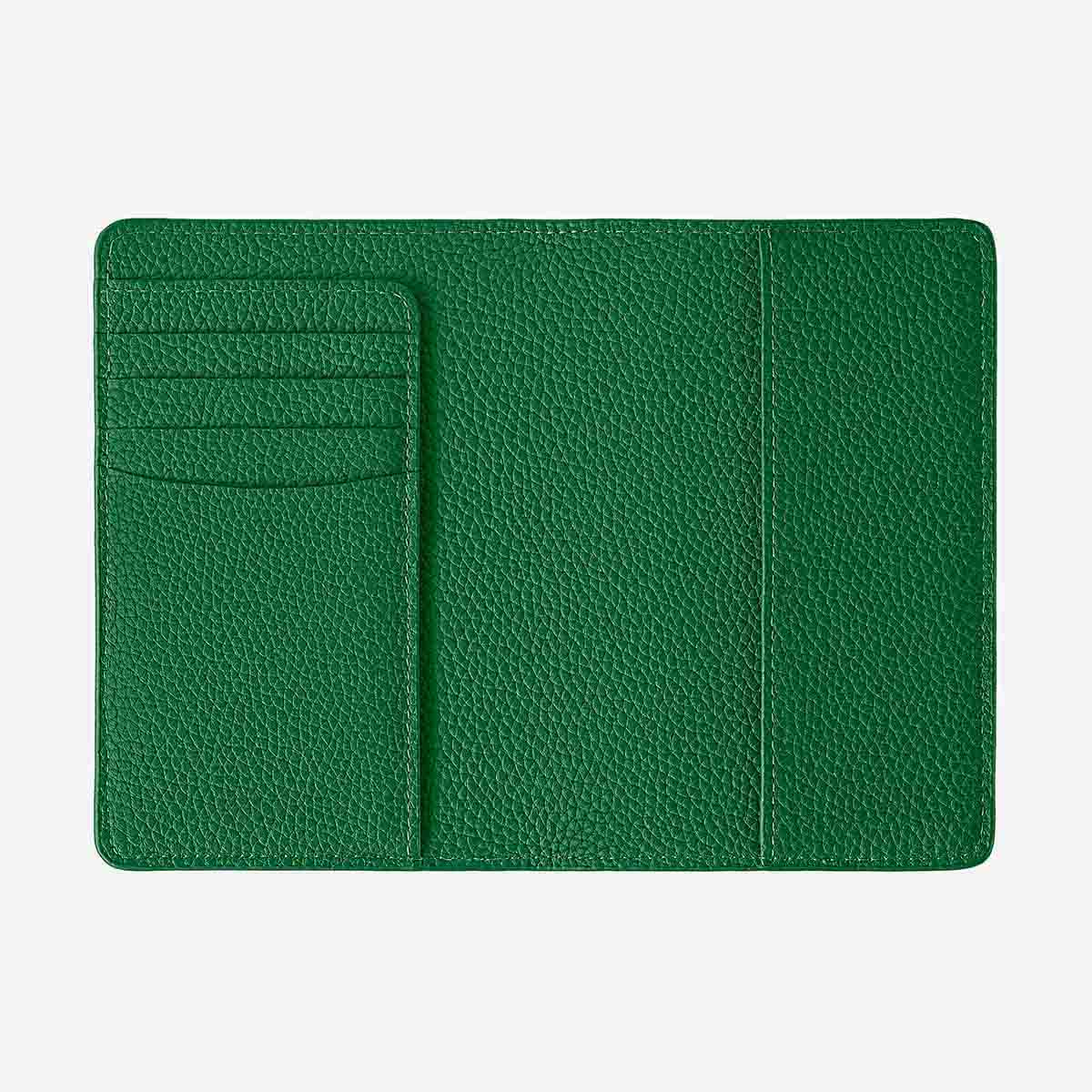 パスポートケース Passport Holder エメラルドグリーン | MAISON de SABRÉ