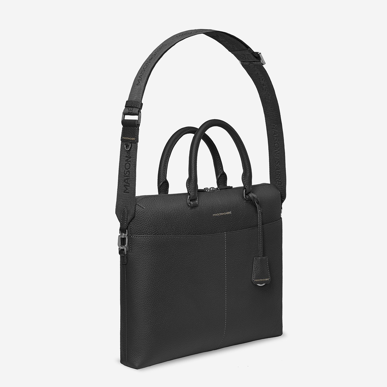 ラップトップバッグ Laptop Bag ブラックキャビア | MAISON de SABRÉ