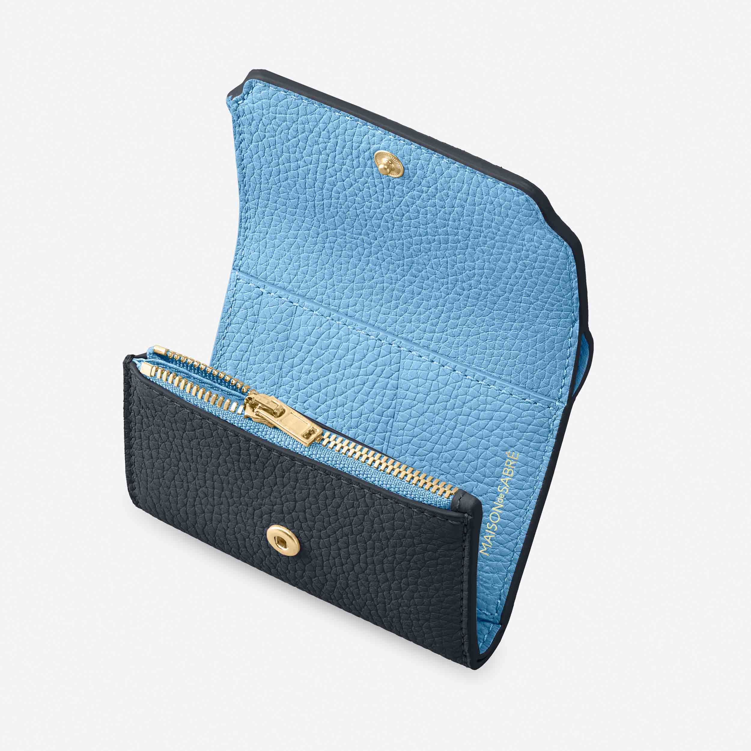 三つ折り財布 Trifold Wallet グラファイトスカイ | MAISON de SABRÉ