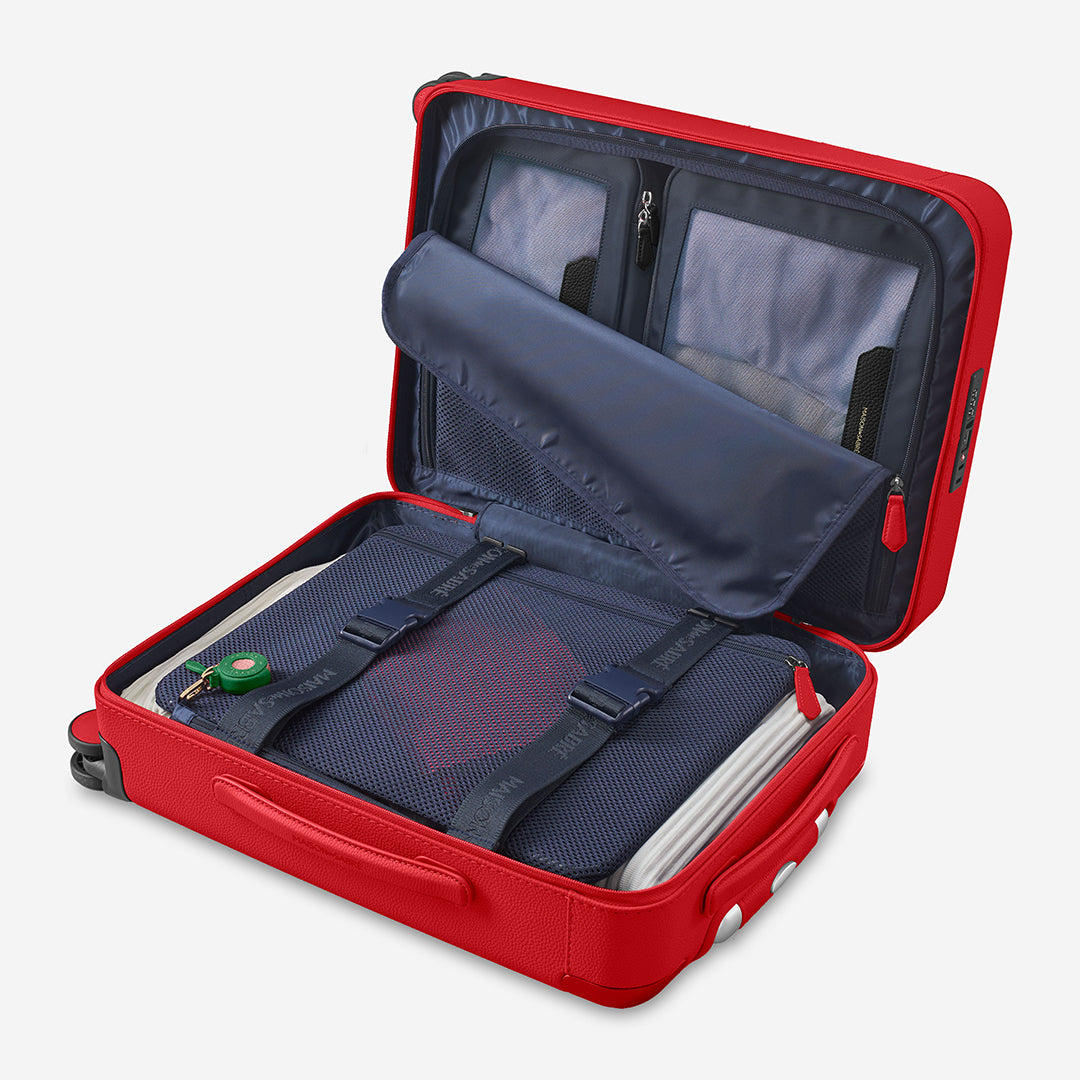 キャリーケース Carry-On Suitcase ポメグラネイトレッド | MAISON de