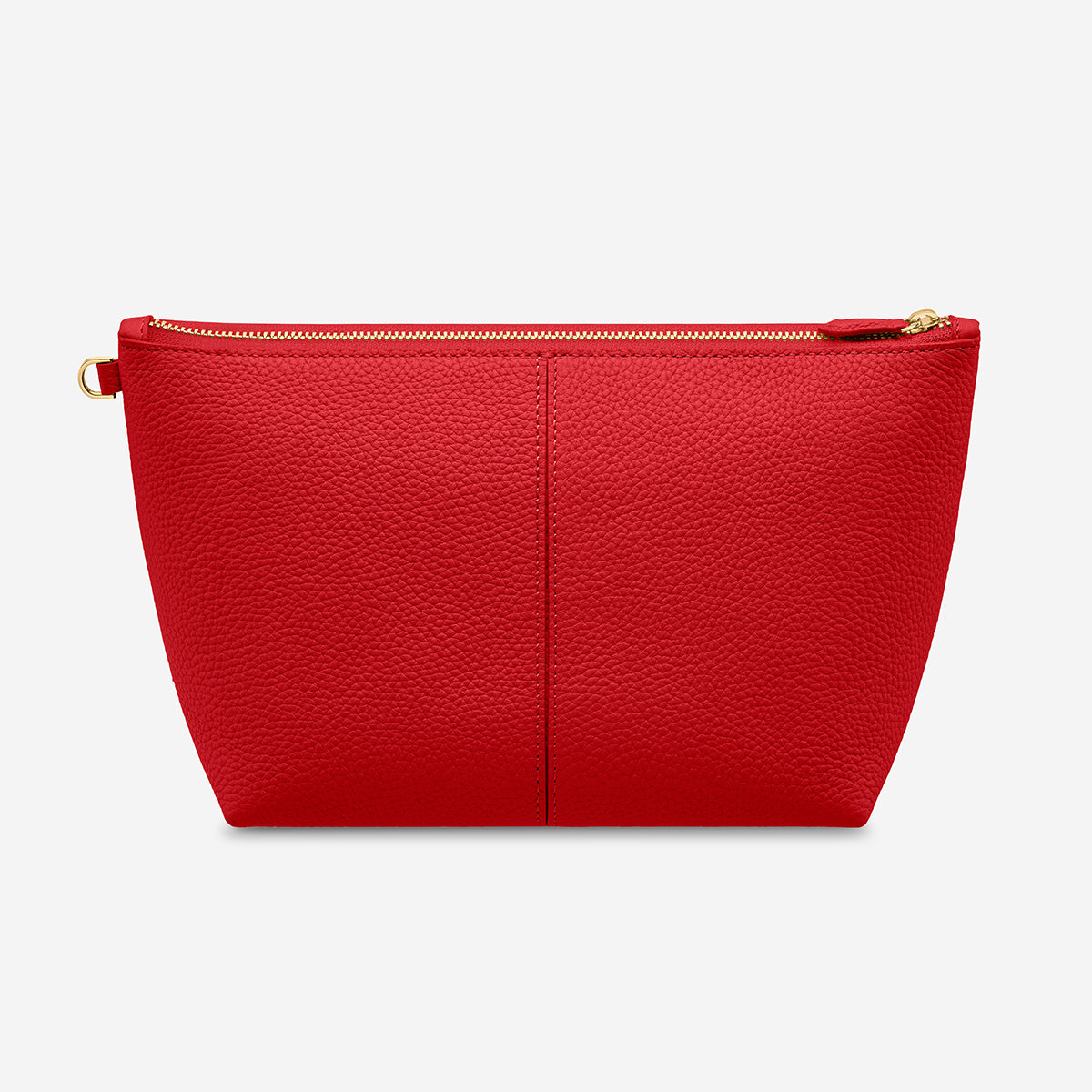 The Medium Flaire Pouch - Pomegranate Red