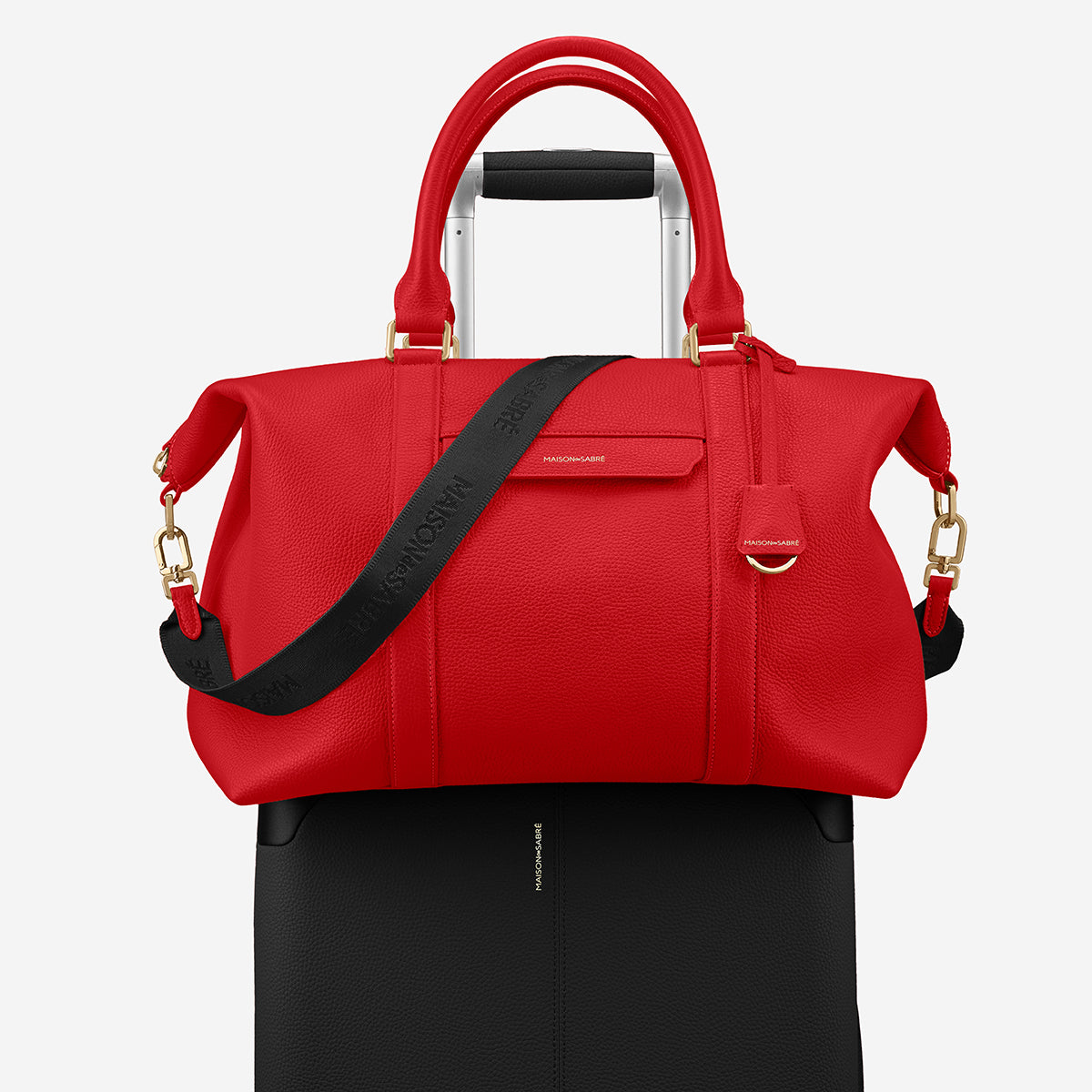 The Travel Tote - Pomegranate Red