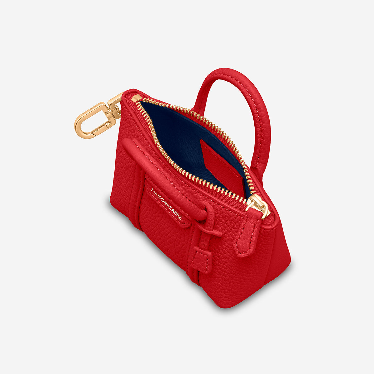 The SABRÉMOJI™ Tote Charm - Pomegranate Red