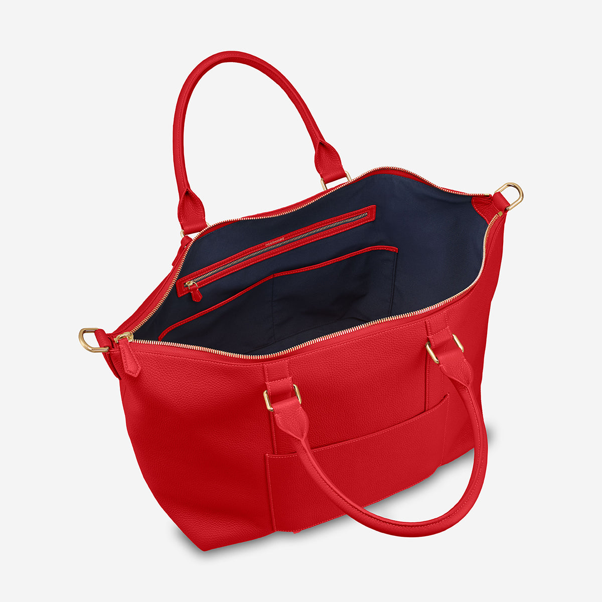 The Travel Tote - Pomegranate Red