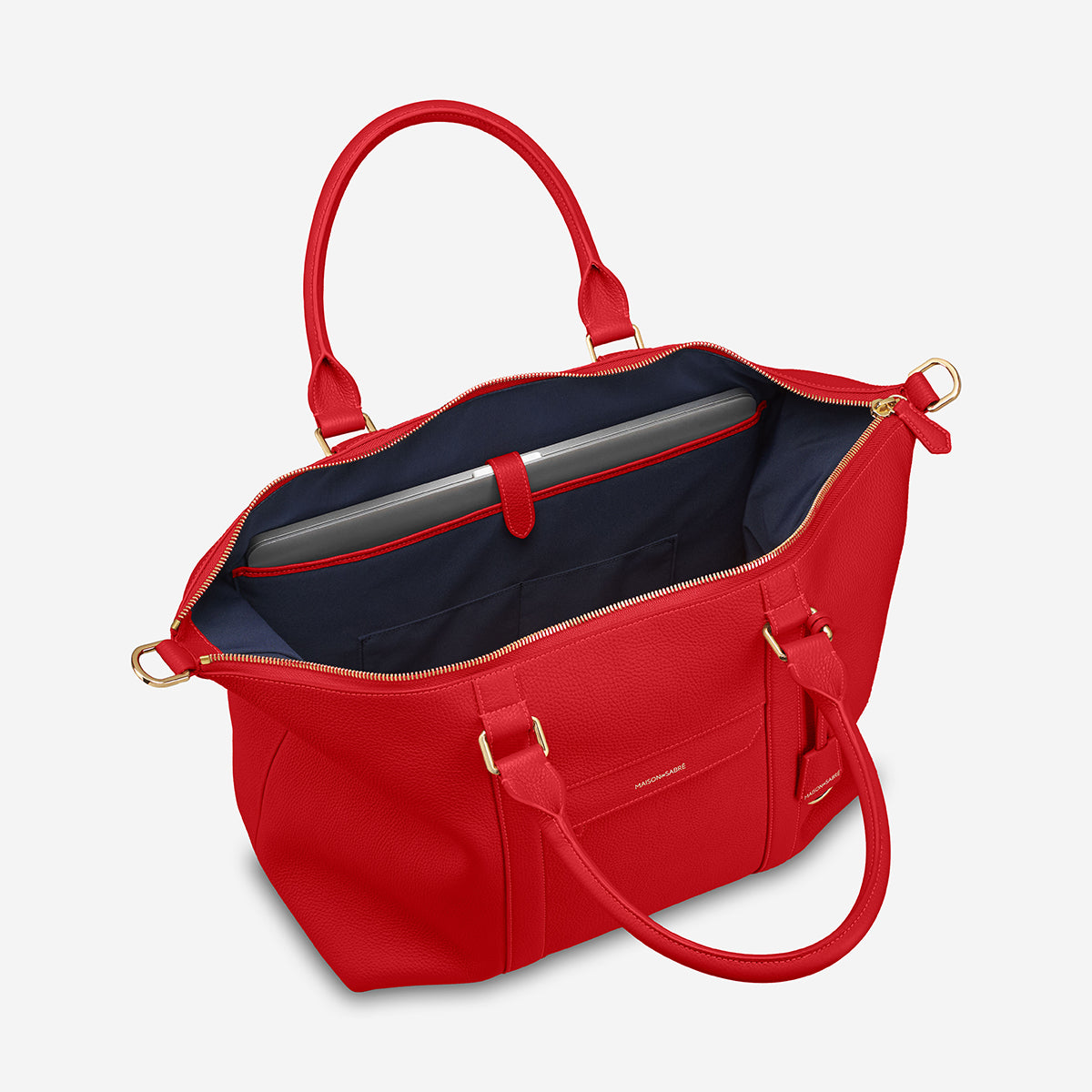 The Travel Tote - Pomegranate Red