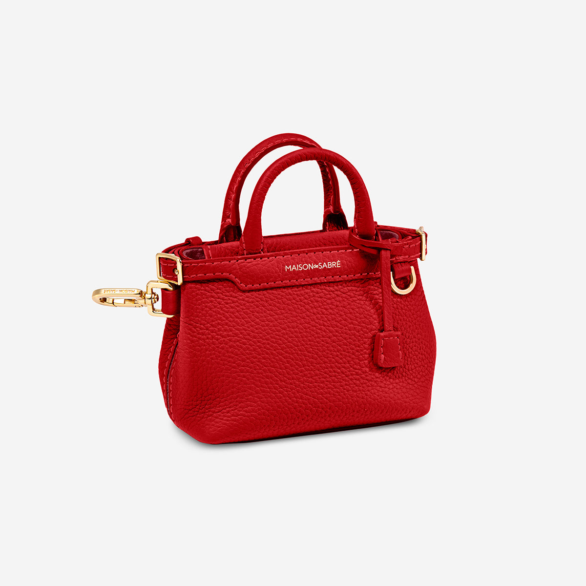 The SABRÉMOJI™ Petite Palais Charm - Pomegranate Red