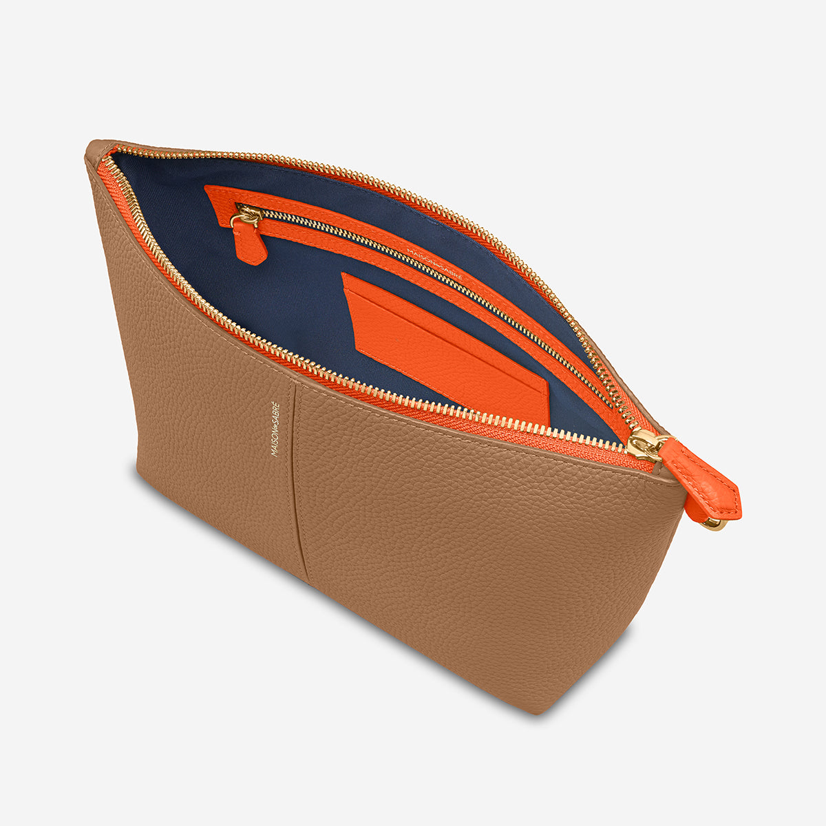 The Medium Flaire Pouch - Manhattan Sandstone