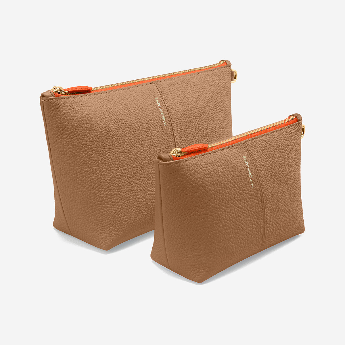 The Medium Flaire Pouch - Manhattan Sandstone