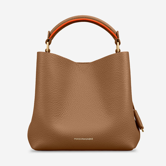 The Mini Bucket Bag - Manhattan Sandstone