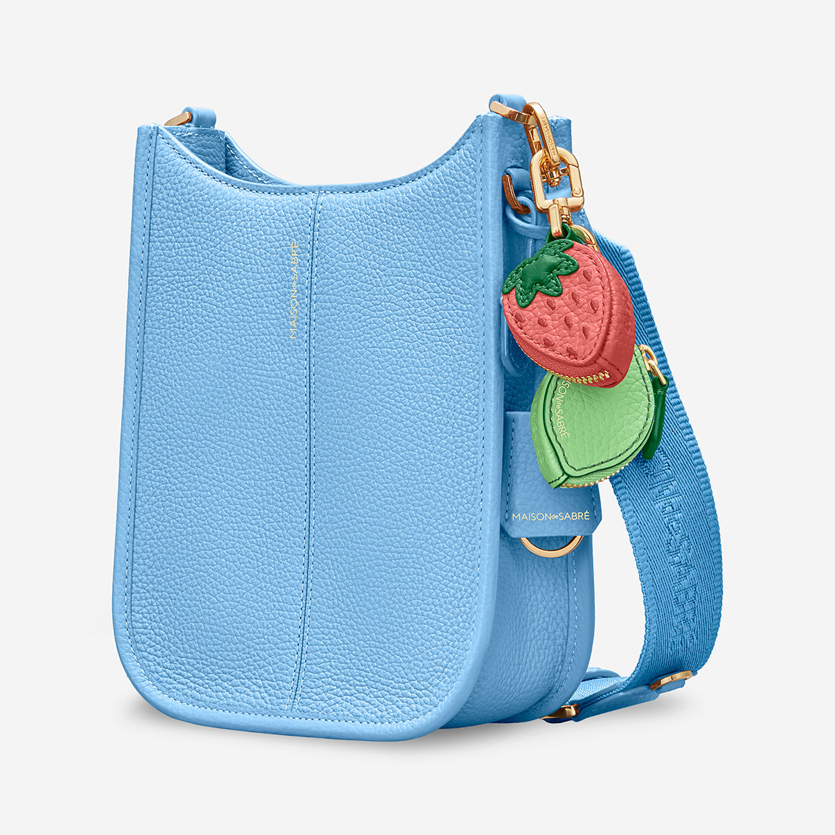 The Mini Moon Shoulder Bag - Sky Blue