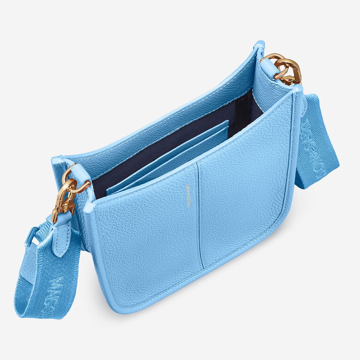 The Mini Moon Shoulder Bag - Sky Blue