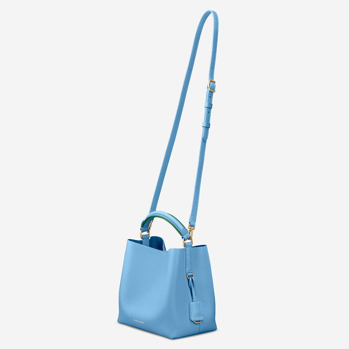The Mini Bucket Bag - Sky Emerald
