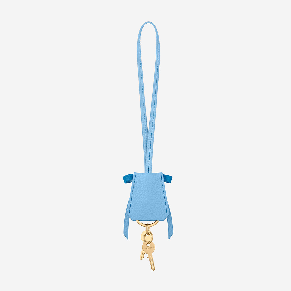 The Bow Padlock Charm - Sky Lapis