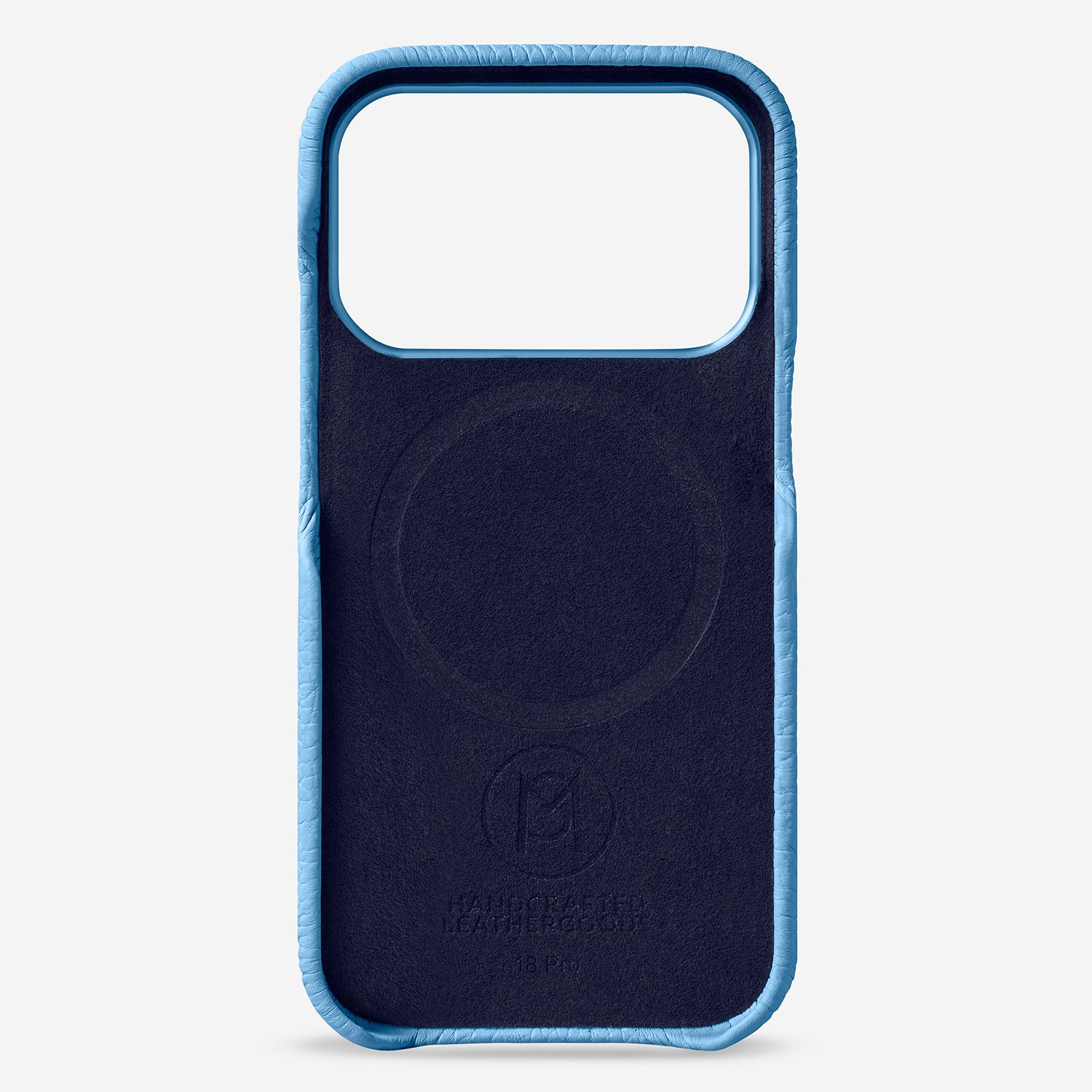 レザーケース iPhone 18 Pro Case Sky Blue | MAISON de SABRÉ