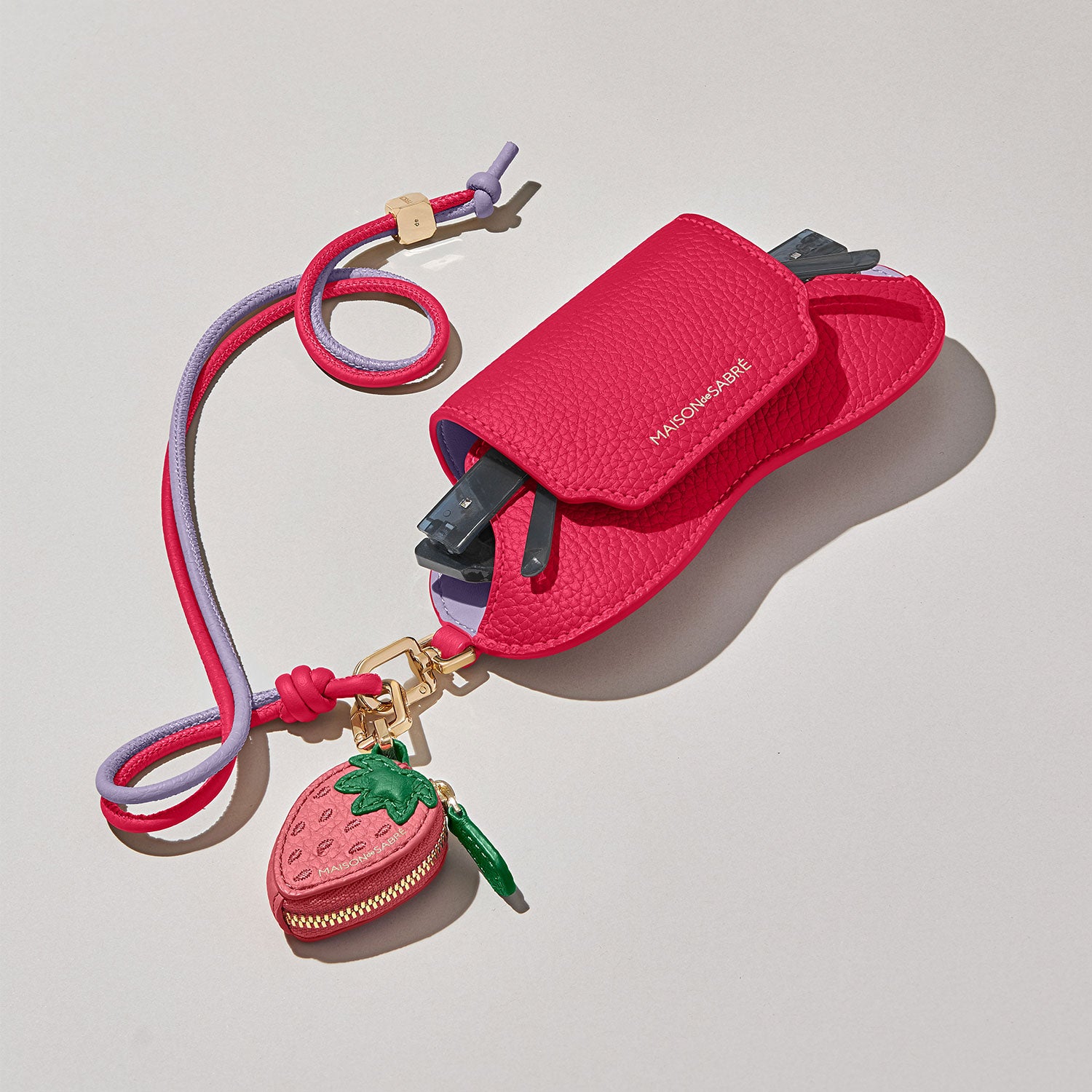 The Sunglasses Sling Case - Emerald Lily – MAISON de SABRÉ The Sunglasses Sling Case - Emerald Lily – MAISON de SABRÉ