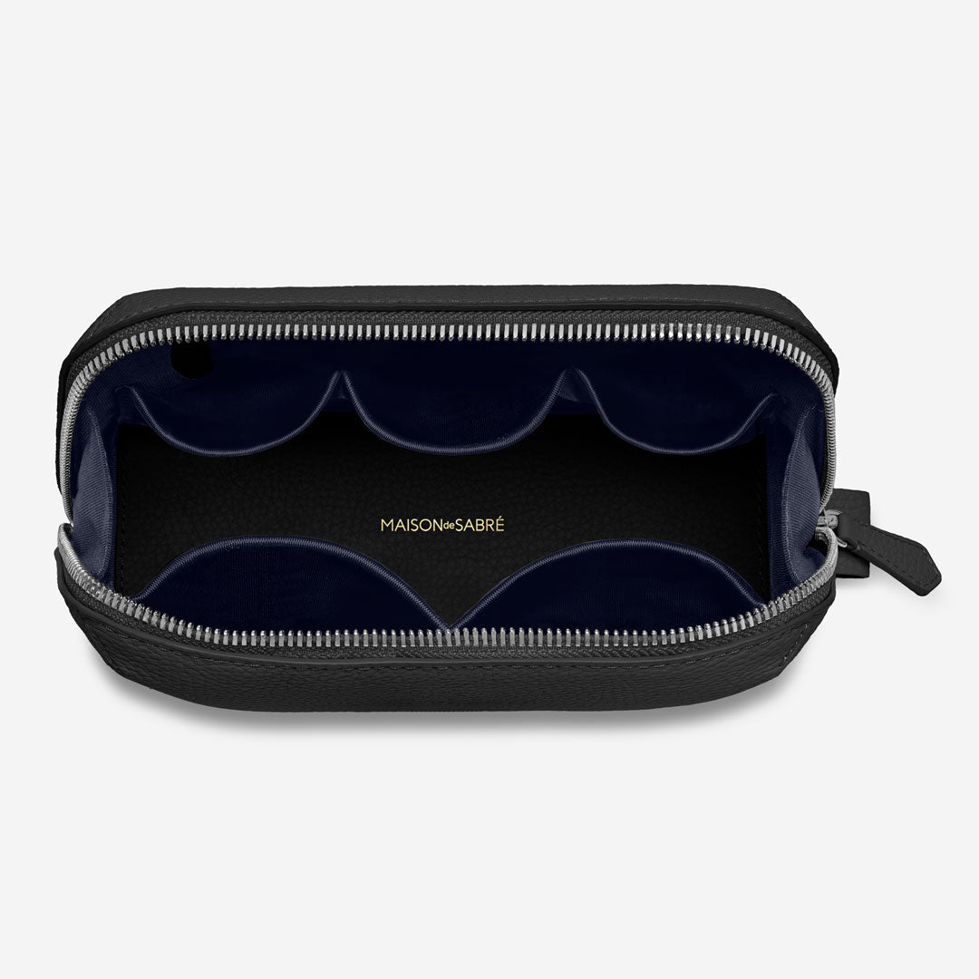 ガジェットポーチ Tech Pouch ブラックキャビア | MAISON de SABRÉ