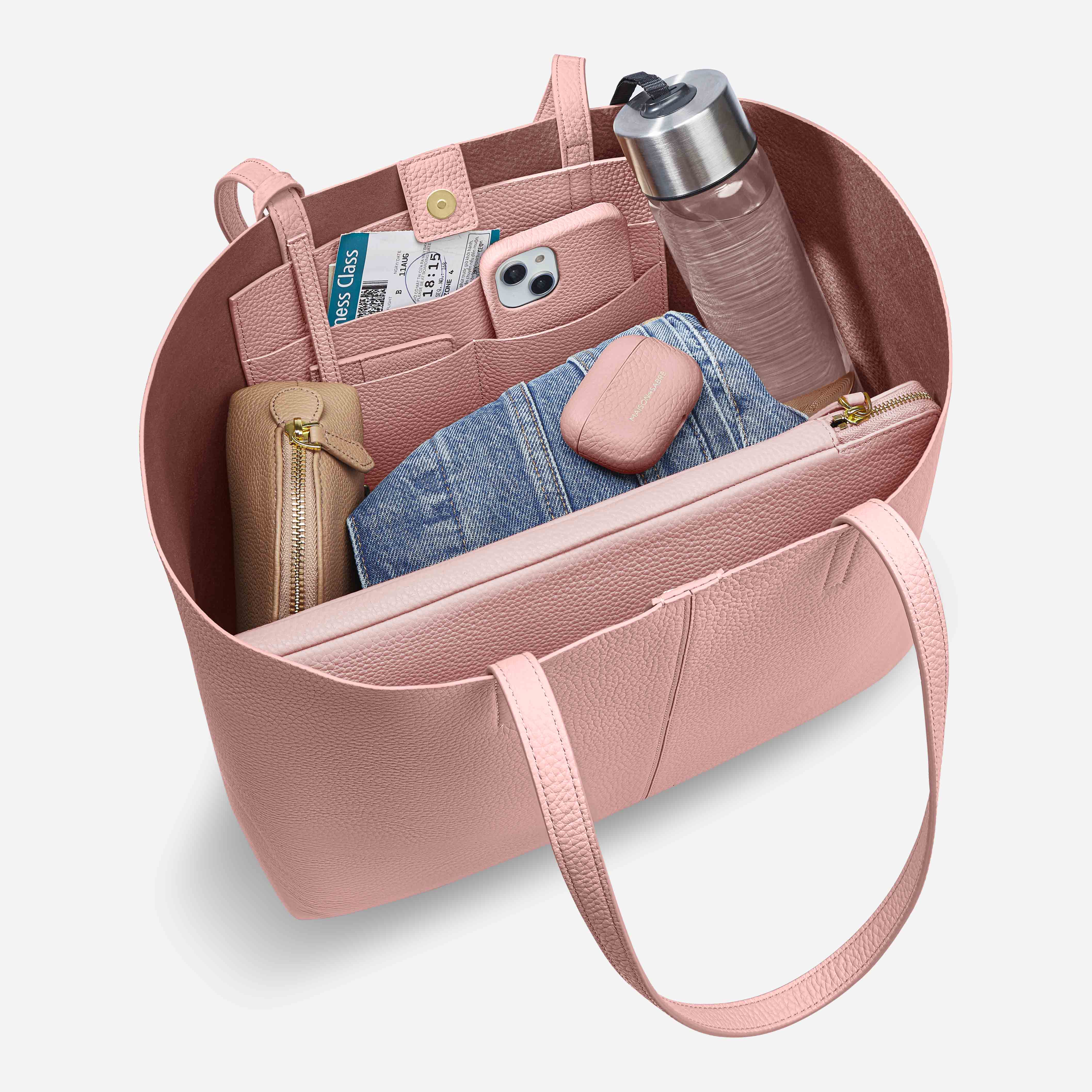 ソフトトートバッグ Snap Soft Tote サンドストーンリリー | MAISON de