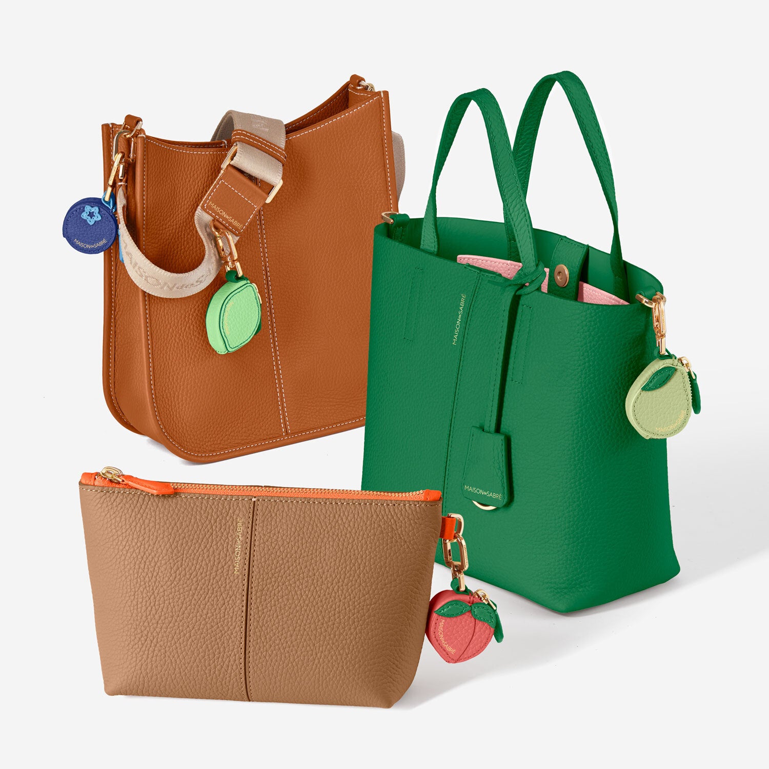 バッグチャーム SABRÉMOJI™ Fruit Charm ライム | MAISON de SABRÉ