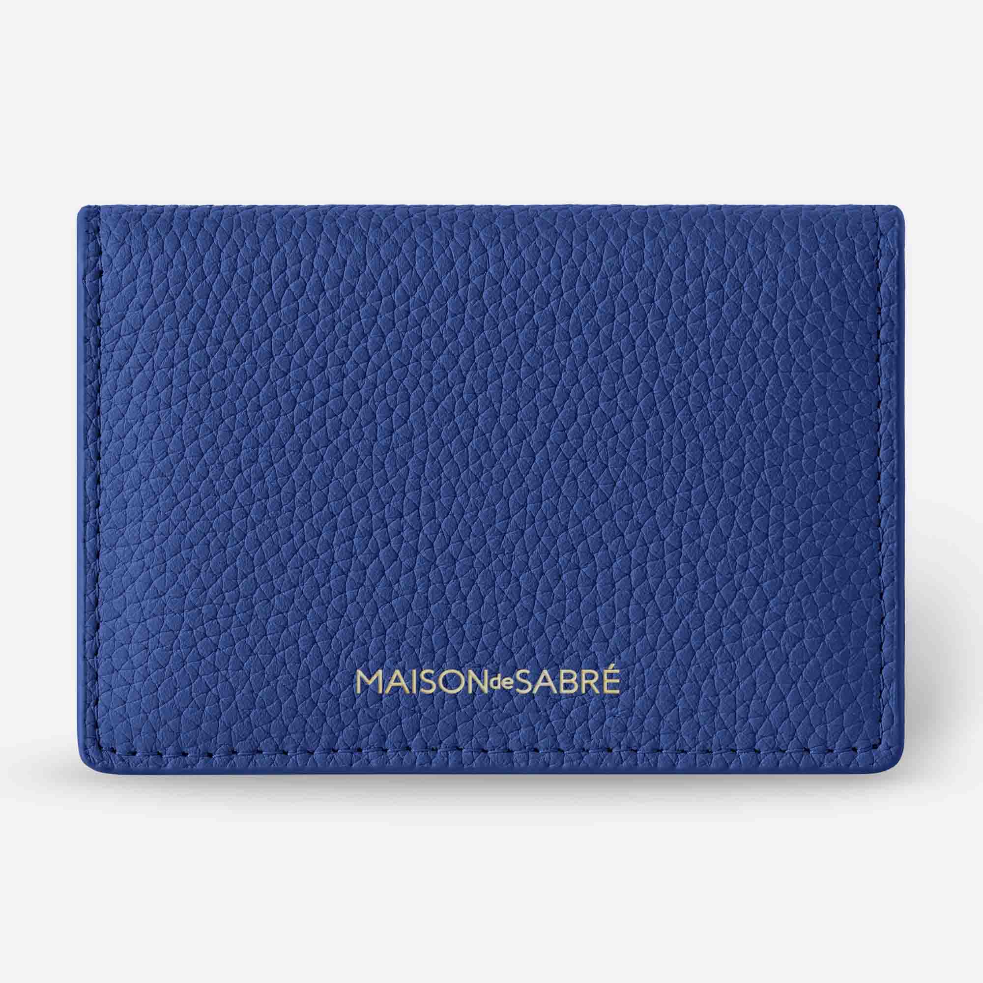 ★MAISON DE SABRE★レザー 本革 カードケース 関税込み【4色】 a5-Lapis-Blue_19d262df-1fd0-