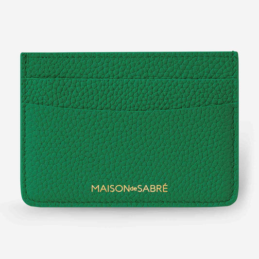The Card Holder - Emerald Green