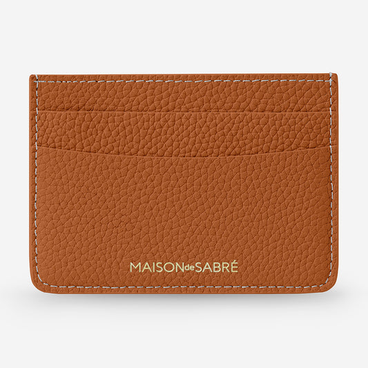 The Card Holder - Pecan Brown